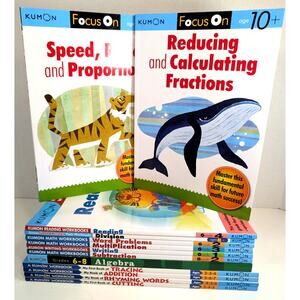 Lot of 13 Educational KUMON Workbooks Series~Early Learning~Math~Writing